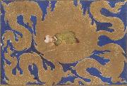 unknow artist The Prophet Muhammad bows before the Lord-s radiance painting